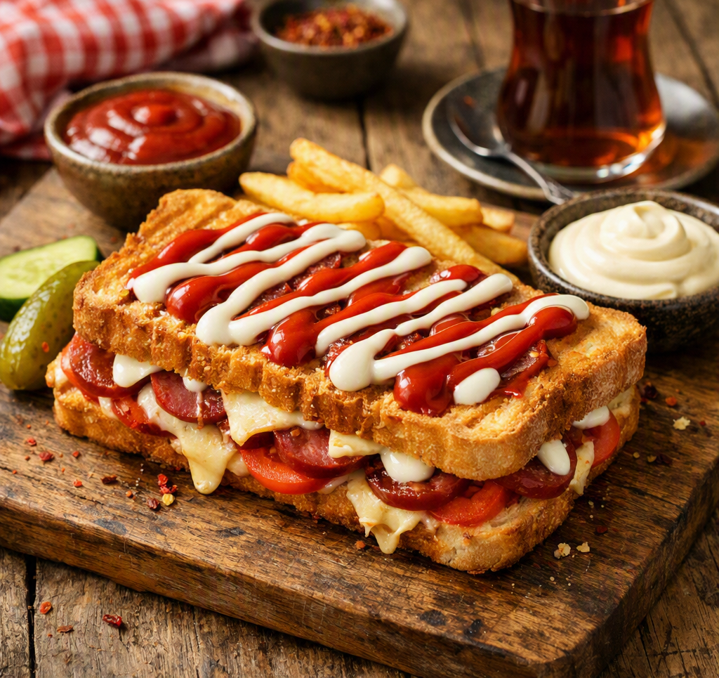 Sucuklu Toast